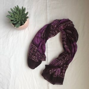 Purple scarf